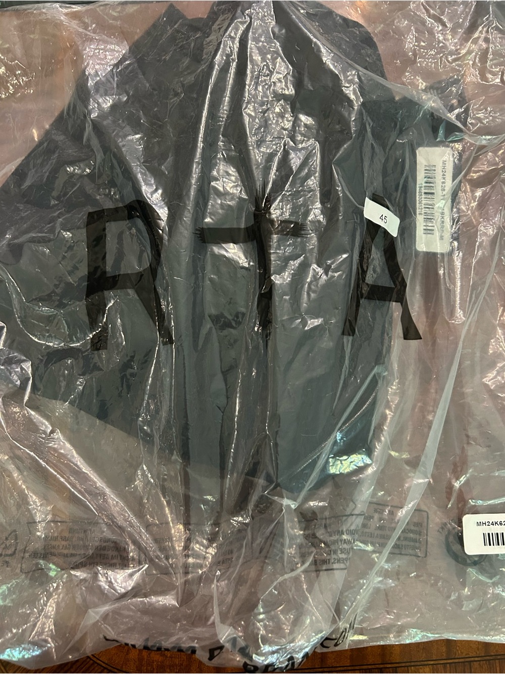 RtA Black Men's Hoodie